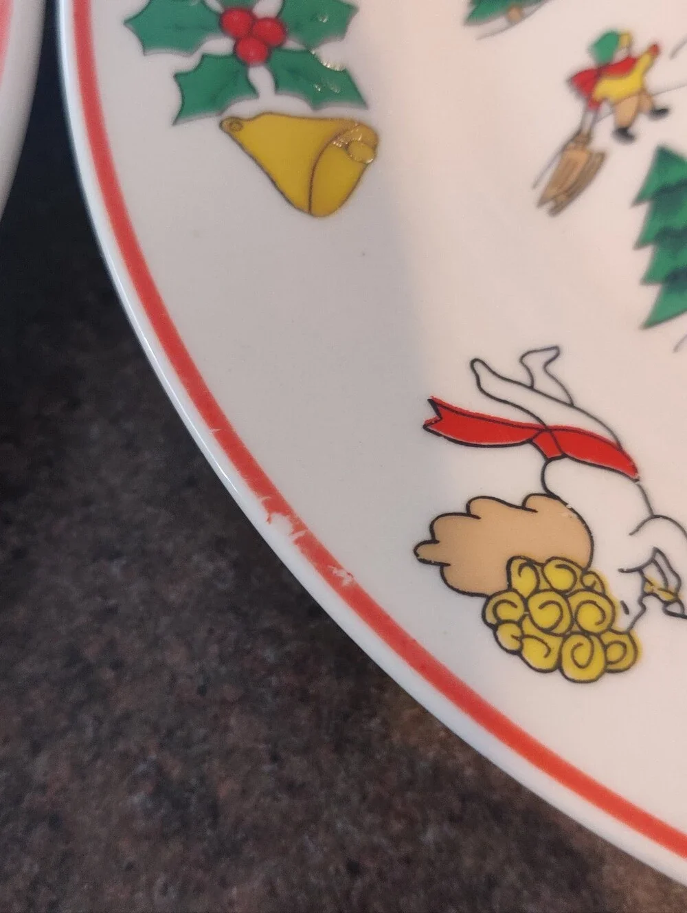 Jamestown Joy of Christmas Salad Dessert Plates 7 1/2